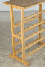 Load image into Gallery viewer, Wood Wine Rack Console Table with Bottle Storage
