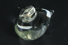 Load image into Gallery viewer, Clear Blown Glass Bird Figurine – Modern Minimalist Style