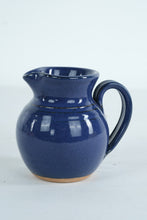 Load image into Gallery viewer, North Cole Pottery Blue Stoneware Pitcher Sanford North Carolina Hand Thrown