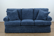 Load image into Gallery viewer, Sherrill Luxury Blue Upholstered Sofa
