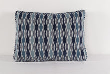 Load image into Gallery viewer, Multi-colored Blue Pillow