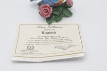 Load image into Gallery viewer, Lenox Eastern Bluebird Fine Porcelain Bird Figurine Roses Original Certificate