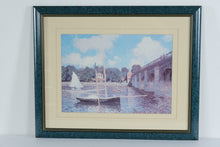 Load image into Gallery viewer, Claude Monet The Bridge at Argenteuil Framed Art Print Nautical Landscape