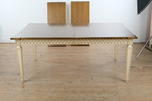 Load image into Gallery viewer, Bodart Mid Century Modern Dining Table and Chairs Set with Carved Base
