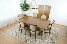 Load image into Gallery viewer, Bodart Mid Century Modern Dining Table and Chairs Set with Carved Base