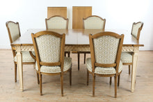 Load image into Gallery viewer, Bodart Mid Century Modern Dining Table and Chairs Set with Carved Base