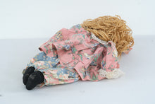 Load image into Gallery viewer, Vintage 1992 Little Souls Style Handmade Cloth Doll Floral Dress 22 Inch