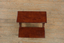 Load image into Gallery viewer, Bombay Company Cherry Wood Bed Steps – 2-Tier Step Stool