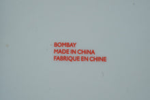 Load image into Gallery viewer, Bombay Blue & White Porcelain Square Bowl Set – Butterfly & Floral Pattern – Set of 3, Nesting