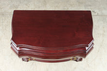 Load image into Gallery viewer, Traditional Bombe Chest Nightstand with Two Drawers and Brass Ring Pulls