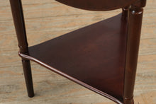 Load image into Gallery viewer, Bombay Mahogany Corner Drop-Leaf Side Table