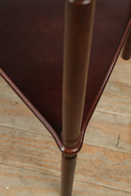 Load image into Gallery viewer, Bombay Mahogany Corner Drop-Leaf Side Table