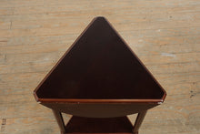 Load image into Gallery viewer, Bombay Mahogany Corner Drop-Leaf Side Table
