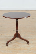Load image into Gallery viewer, Bombay Company Medium Cherry Oval Tilt Top Accent Table