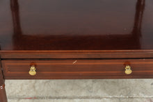Load image into Gallery viewer, The Bombay Company Mahogany Finish Butler Tray Side Table with Drawer