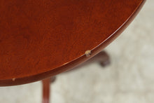 Load image into Gallery viewer, The Bombay Company Mahogany Finish Tilt-Top Accent Table