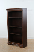 Load image into Gallery viewer, Traditional 60 Inch Tall Bookcase with Crown Molding 32x14