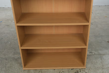 Load image into Gallery viewer, Modern Beech Finish Adjustable 3-Shelf Bookcase