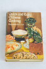 Load image into Gallery viewer, Quick and Easy Chinese Cooking Kenneth Lo Hardcover Cookbook Vintage
