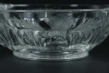 Load image into Gallery viewer, Vintage Cut & Etched Crystal Bowl with Handles – Laurel & Fan Pattern