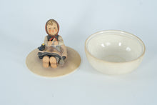 Load image into Gallery viewer, Goebel Hummel "Happy Pastime" Covered Bowl #69/III TMK-3 – W. Germany 5.75" Figurine Dish