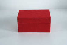 Load image into Gallery viewer, Set of Battery-Powered Flameless Candles in Red Velvet Storage Box – Includes Tassel Accents