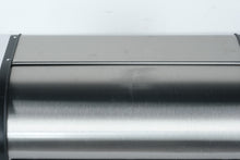Load image into Gallery viewer, Brabantia Stainless Steel Roll Top Bread Box Black Kitchen Counter Storage 18 Inch