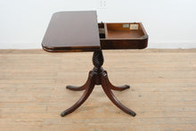 Load image into Gallery viewer, Vintage Brandt Mahogany Flip Top Game Table with Swivel Expansion