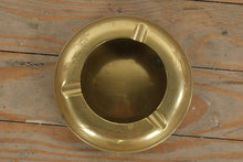 Load image into Gallery viewer, Brass Ashtray with Etched Mountain Scene – 6.5” Round