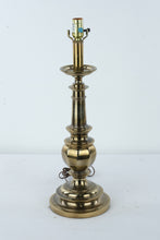 Load image into Gallery viewer, Vintage Solid Brass Candlestick Table Lamp