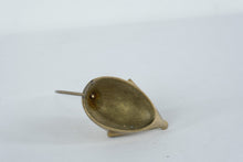 Load image into Gallery viewer, Vintage Brass Mouse Ring Holder Trinket Dish Desk Accessory