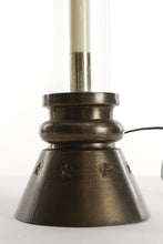 Load image into Gallery viewer, Brass Star Lantern Table Lamp