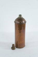 Load image into Gallery viewer, Antique European Copper Fire Extinguisher Canister with Ring Handle – 13.5" Tall