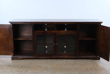 Load image into Gallery viewer, Legends Furniture Brentwood 79" TV Console in Danish Cherry