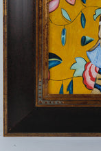 Load image into Gallery viewer, Gustav Klimt Signora con Ventaglio Interpretation Framed Canvas Print 28x32