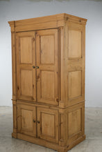 Load image into Gallery viewer, British Traditions Solid Pine European Country Armoire Media Cabinet