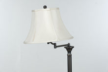 Load image into Gallery viewer, Hampton Bay 59 Inch Oil Rubbed Bronze Swing Arm Floor Lamp Cream Shade