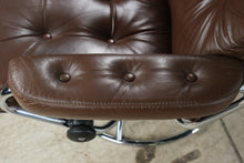Load image into Gallery viewer, Vintage Ekornes Stressless Brown Leather Recliner and Ottoman – Norway