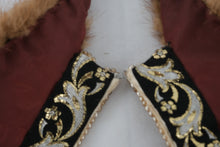 Load image into Gallery viewer, Vintage 1950s Beaded Mink Fur Collar with Satin Lining – Hand-Embroidered Trim