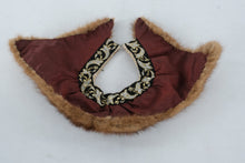 Load image into Gallery viewer, Vintage 1950s Beaded Mink Fur Collar with Satin Lining – Hand-Embroidered Trim