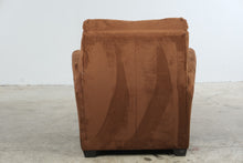 Load image into Gallery viewer, Brown Microfiber Recliner Chair with Flared Arms