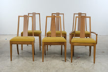 Load image into Gallery viewer, Broyhill Premier Forward 70 Mid-Century Modern Walnut Dining Set with 6 Chairs