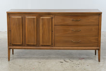 Load image into Gallery viewer, Broyhill Premier Forward 70 Mid Century Modern Walnut Dresser Credenza