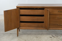 Load image into Gallery viewer, Broyhill Premier Forward 70 Mid Century Modern Walnut Dresser Credenza