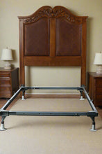 Load image into Gallery viewer, Broyhill Twin Size Bed with Woven Detailed Headboard