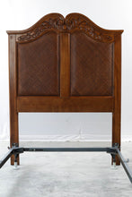 Load image into Gallery viewer, Broyhill Twin Size Bed with Woven Detailed Headboard