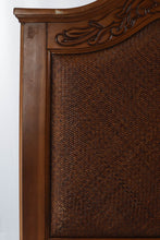 Load image into Gallery viewer, Broyhill Twin Size Bed with Woven Detailed Headboard