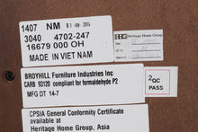 Load image into Gallery viewer, Broyhill Twin Size Bed with Woven Detailed Headboard