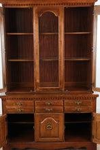 Load image into Gallery viewer, Broyhill Traditional Cherry Finish China Cabinet and Hutch with Glass Display Doors
