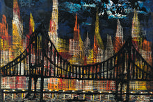 Load image into Gallery viewer, Brooklyn Bridge Oil on Canvas - Tell - 27" x 22"